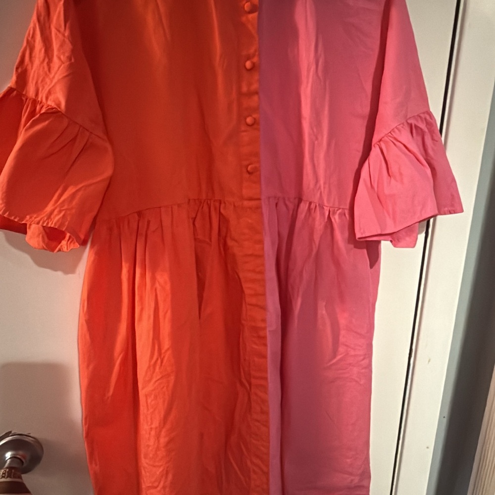 BiBi pink and orange dress
